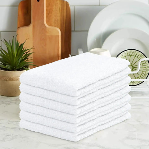 Bar Mop Towels Bulk Pack 24 16 By 19 Inches Absorbent Durable Cotton Cleaning Rags for Kitchen Restaurant Bar Home