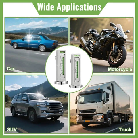 Wide applications of Two Pack Magnetic Camber Alignment Tools Universal Adjustable Camber Caster Gauge for vehicles.