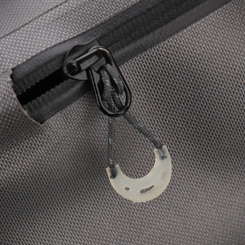 Glow In The Dark Zipper Pull Replacement Nylon 3 Pack U Shape Grey For Backpacks Clothing And Any Zippered Gear Durable Nylon