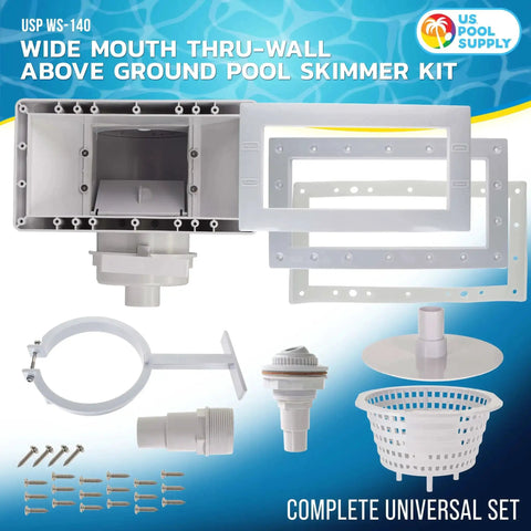 Pool Skimmer Riser Extension Wide Mouth Thru Wall Above Ground Pool Skimmer Kit 🍁