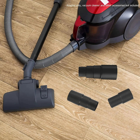 Universal Vacuum Hose Adapter Kit Three Pieces For Wet Dry Shop Vacuums No Fuss Converts Across Hose Sizes with vacuum cleaner