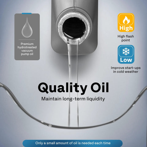 VIVOHOME vacuum pump oil, 330ml bottle, high-viscosity, low-moisture HVAC oil by Amazon