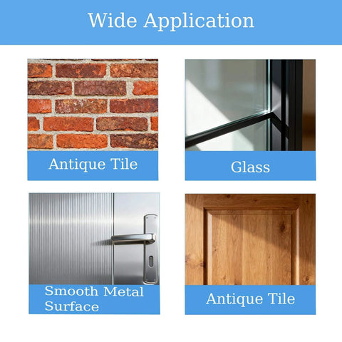 Wide application surfaces for Heavy Duty Double Sided Adhesive Strips For Video Doorbells 4 Pack Mounting Tape That Sticks In Minutes No Drilling No Screws Mess Free Removal Stays Put For Blink Doorbell 2024 Model.