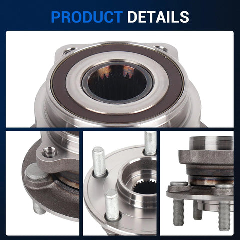 Front Wheel Hub Bearing Assembly For Subaru Forester Crosstrek Impreza And XV Crosstrek 5 Lug ABS OEM Quality Replacement details