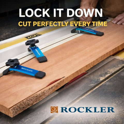 Table Saw Taper And Straight Line Jig for quick tapered cuts and dead on straight line ripping, secured on a saw with miter bar.