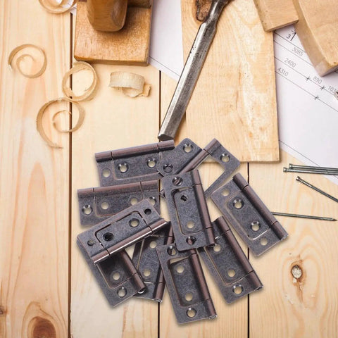 Heavy Duty Silent Bearing Cabinet Hinges Set For Kitchen Bedroom And RV Doors With Stainless Steel Construction Weatherproof Finish High Load Capacity Built To Last Smooth Quiet Operation Easy Alignment 10 Pieces By SOPOTUTU