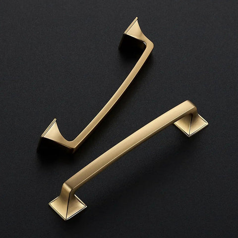 10 Pack Solid 5 Inch Square Foot Arch Cabinet Pulls In Champagne Bronze For Kitchen Cabinets And Cupboards With Center To Center 5 Inch Hole Spacing Durable Drawer Handles Easy Install Hardware