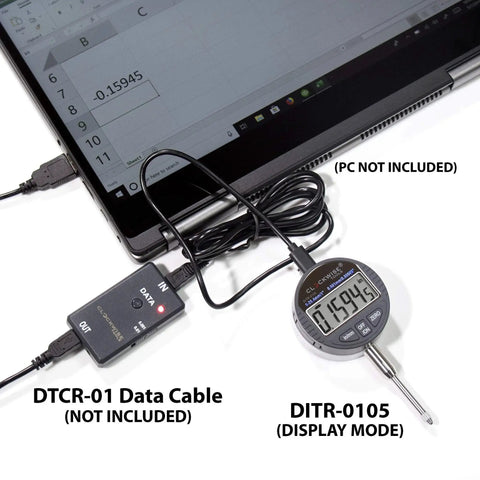 Pro Grade Digital Indicator With Magnetic Base Stand For Precision Measurements 0 To 1 Inch 25.4mm Dual Inch And Metric Readouts