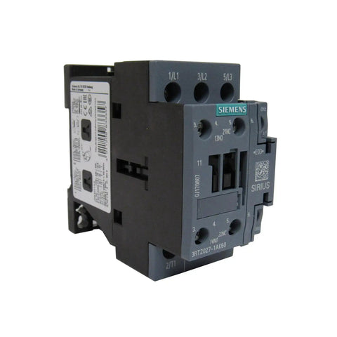 3 Pole 32 Amp 120V AC Contactor With 1NO 1NC Auxiliary Contacts, Heavy Duty Industrial Relay For AC 3e And AC 3 Applications front view
