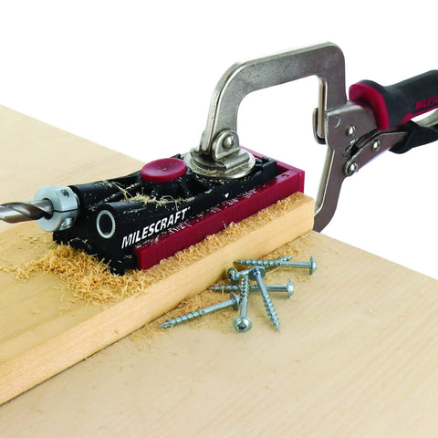 Pocket Hole Jig Kit System Dual Pocket Hole Setup For Quick Woodworking Projects With 2 Inch Face Clamp Recessed Clamp Pocket Sled