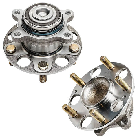 4 Piece Wheel Bearing Hub Kit For Honda Civic 2006 2011 Includes 2 Front Wheel Bearings And 2 Rear Wheel Hubs Assembly Fits 2009 2010 2011 Hybrid EX LX Models Encoded ABS 5 Bolt Replacement