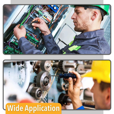 Technicians using the 113 Piece Bolts Nuts And Washers Assortment Kit Galvanized Iron Hardware Set for wide home repair applications