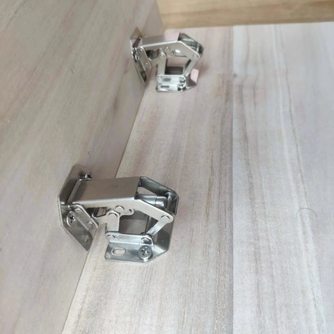 4 Pack Cabinet Soft Close Hidden Hinges Surface Mount Heavy Duty Concealed Hinges For Kitchen Cabinets Four Inch quick installation
