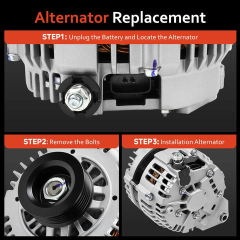 Alternator For Nissan Murano 3.5L 2003 2007 And Maxima 3.5L 2002 2003 3.0 1995 2000 Infiniti I35 I30 3.5 3.0 installation steps