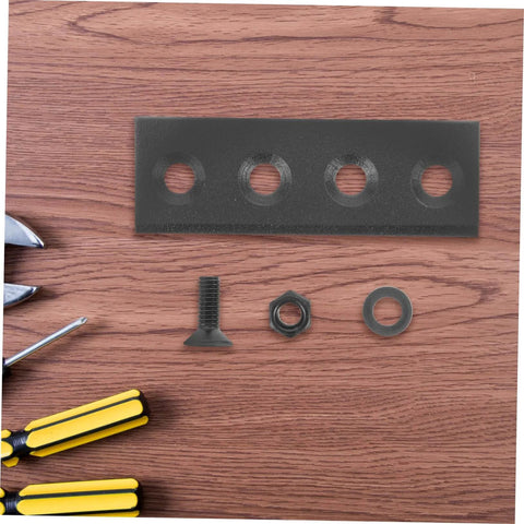 Heavy Duty Sliding Barn Door Track Connector Hardware Kit For Mending Plates And Straight Braces Beefy Track Connecting Brackets
