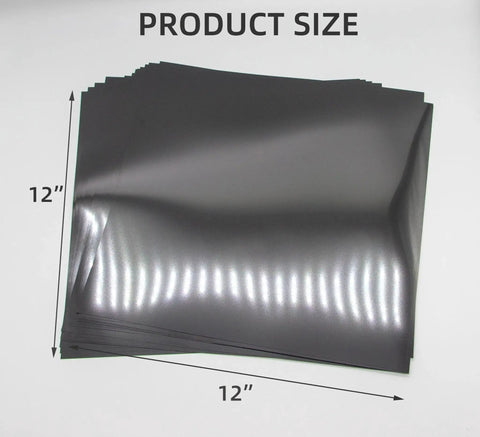 Pack Of 20 7.5 Mil Opaque Black PET Stencil Sheets 12 By 12 Inches For Cricut Cutting Laser Engraving And Quilting Projects