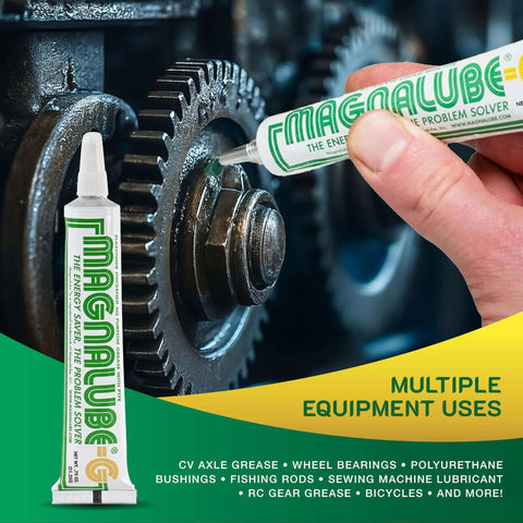Applying All Purpose PTFE Grease For Mechanics And Heavy Duty Jobs on gear, waterproof and corrosion resistant lube