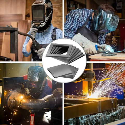 Collage of welders using Magnetic Welding Practice Kit With 28.6 Pound Heavy Duty Welding Magnet And 24 Piece 16 Gauge Steel Coupons
