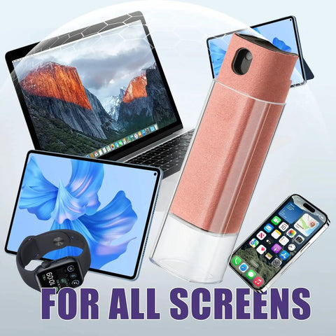 50 Pack 3 In 1 Screen Cleaner Spray And Wipe Cleaning Solution For Devices with laptops, tablets, smartphone, and watch