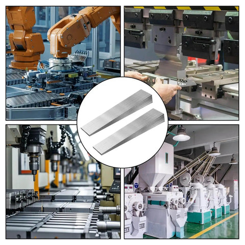 Eight Piece Metal Wedge Shims Triangle Flange Wedge Set For Welding And Pipe Fittings Pro Grade Durable Carbon Structural Steel Wedges Four By Zero Point Eight By Zero Point Five Inch Heavy Duty And Great For Flange Alignment And Welding Tool shown with industrial machinery