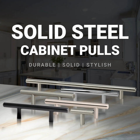 20 Pack Solid Steel Brushed Nickel Euro Style Bar Pulls For Cabinets Cupboards Drawers And Doors With 3 Inch Hole Centers