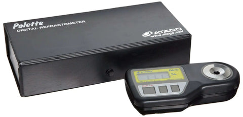 3405 PR-32α Palette Series portable digital refractometer single unit for liquids with LED display and case