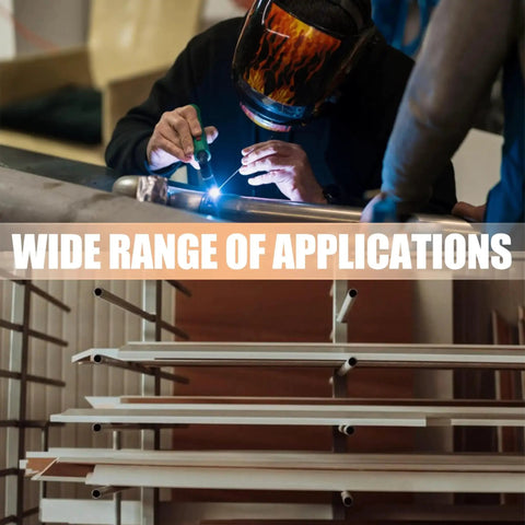 Welder using Industrial Grade 304 Stainless Steel Tubing, 5 Pack, 1 Eighth Inch Outer Diameter By 10 Inch Length, in application