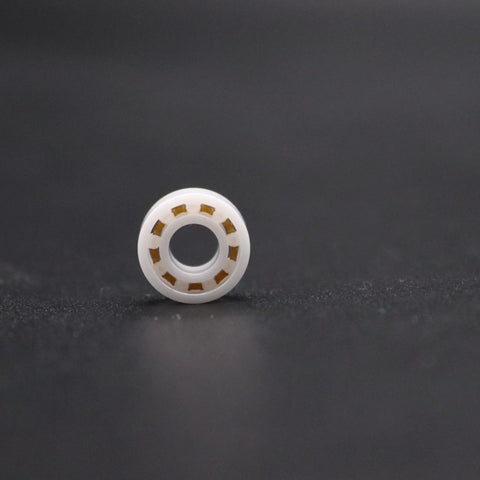 MR115 5x11x4mm white full-ceramic fishing reel bearing with zirconia balls