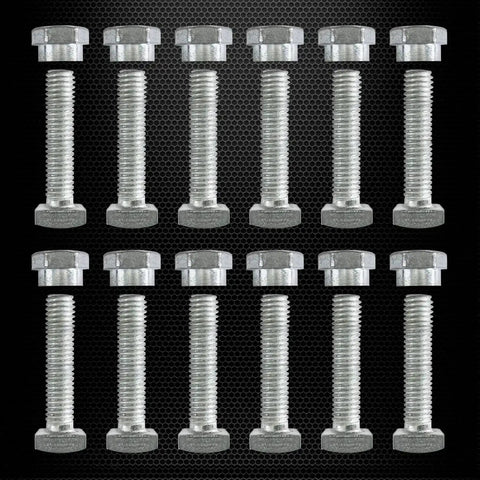 Beefed Up Replacement Battery Terminal Bolt And Shoulder Nut Set With M8 Thread 35mm Square Head Bolts In Zinc Plated Steel Pack Of 12 Sets