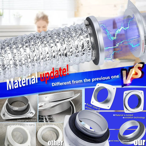 Magnetic Dryer Vent Connector Kit With Self Alignment And No Fuss Quick Connect DV180 Magnetic Dryer Vent Coupling comparison