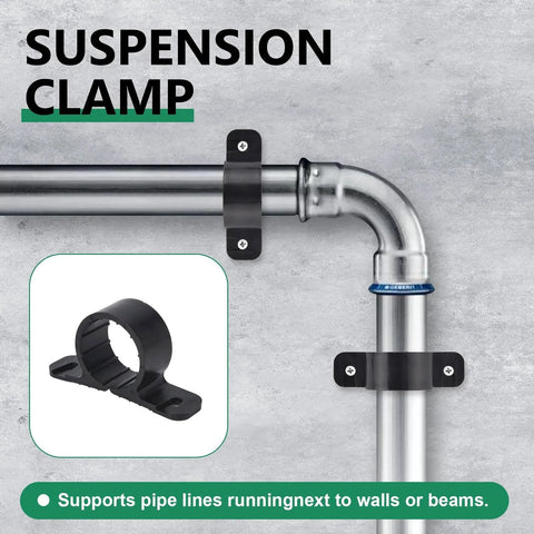 Heavy Duty 50 Pack Half Inch Pipe Clamps For PEX Copper And CPVC Fits Plumbing And HVAC Push To Seal No Solder Design