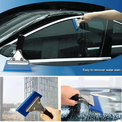 Pro Grade Seven Piece Vinyl Wrap Tool Kit For Window Tinting Car Auto Tinting Tools Set Includes Rubber Squeegees Felt Squeegee