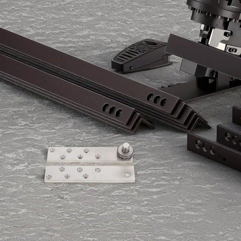 360 Degree Hidden Door Pivot Hinge System For Bookcases And Secret Doors Heavy Duty Stainless Steel Concealed Hinges