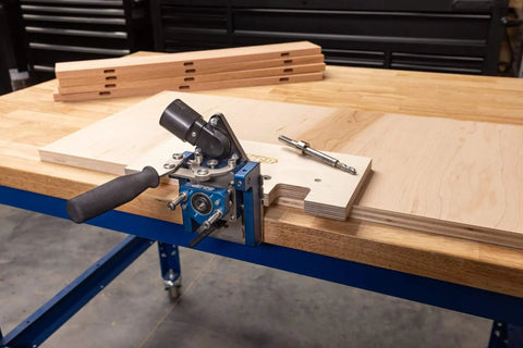 MortiseMate Loose Tenon Jig For Woodworking Easy Mortise Cutter With Auto Indexing Step Down In One Sixteenth Inch Increments