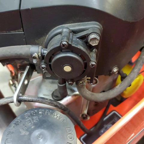 Easy Install Fuel Pump With Filter And Hose Kit for Kohler Kawasaki Honda Briggs on lawn mower engine