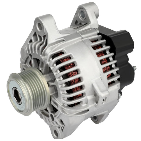 Drop-In 12V 110Amp Alternator Replacement For Hyundai Sonata 2010 2013 And Kia Optima 2011 2013 With Six Groove CW Pulley High Output