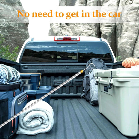 Cargo Grabber Reach Retriever Tool 30 to 75 Inch Adjustable Extensions Heavy Duty Truck Accessory For Pickup Bed Unused in Truck Bed