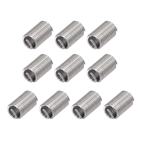 3/8-16 UNC Wire Thread Inserts, 2.5D Helical Coiled Type, 304 Stainless Steel Thread Repair Inserts For Screw Repair And Maintenance, Set Of 10 Pieces