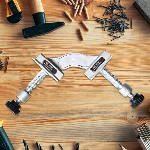 Heavy Duty Stainless Steel Pipe Clamp Fixture With 90 Degree Corner Squares Adjustable Magnetic Alignment Tool For Shelving And Cabinet Making Welding And Framing Do It All Positioning Jig For Precise Angles And Fast Setups.