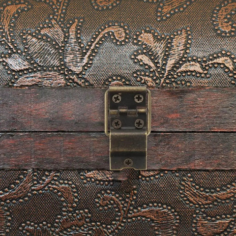 Mini Jewelry Box Hinges With Screws 30 Pcs Metal Hardware For Small Wooden Boxes And Craft Projects installed on ornate box