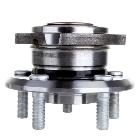 All Wheel Drive Front Wheel Bearing Hub Assembly Compatible With 2005 To 2017 Chrysler 300, 2007 To 2017 Dodge Charger, 2005 To 2008 Dodge Magnum, 5 Lug Non ABS, Pre Greased And Pre Sealed, Exact Fit Replacement side view