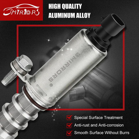 Camshaft Position Actuator Solenoid Valve Kit For GM Cars 2.0L 2.2L 2.4L Engines, aluminum valve close-up view