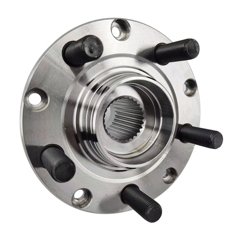 Front Wheel Hub And Bearing Kit With Seals And Retaining Clip Nut 2 Piece Replacement Set For Subaru Legacy Outback Impreza Forester And Baja 1990 To 2004 Without ABS