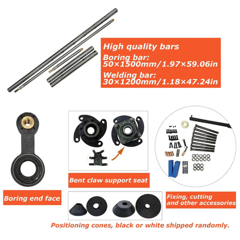 Components of All In One Line Boring And Welding Machine 110V Bore Welder For Excavators Cranes And Loaders European Connector