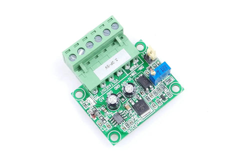 3.3V PWM To 0-10V Converter Module For PLCs And Industrial Controls, plug-and-play interface on white background