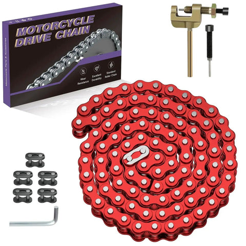 35 Chain Go Kart Roller Chain With Chain Breaker Replacement For Go Carts Mini Bikes Dirt Pit Bikes And Motorcycles Powersports Parts 95 Links Master Link 35 Pitch Durable And Reliable Fit For Sprockets