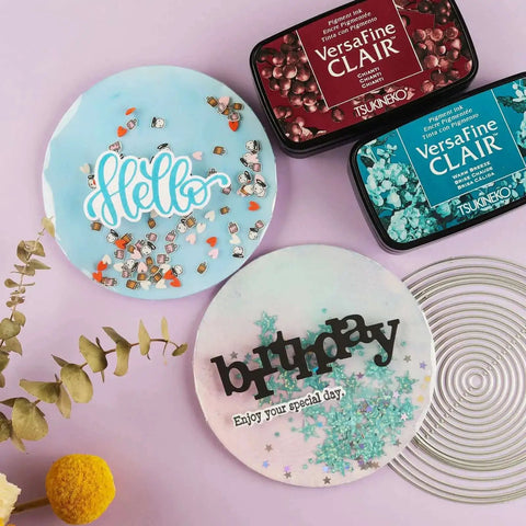 Flat Shaker Covers And Nesting Circle Dies For Shaker Card Making And DIY Scrapbooking With Clear Acetate Sheets.