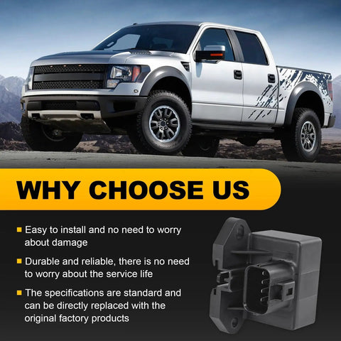 Ford Fuel Pump Relay Module Replacement with truck and product specifications