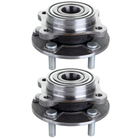 Front Wheel Hub And Bearing Assembly Replacement 2 Pack For Mitsubishi Lancer And 3000GT 5 Lug Front Hubs Without ABS OE Style Built To Cut Noise And Vibration And Extend Bearing Life