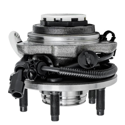 Two Piece Front Wheel Bearing Hub Assembly For 1998-2000 Ford Ranger And Mazda B4000 4WD With Five Lug And Four Wheel ABS Replacement Hub Kit Fits Pulse Vacuum Hub Locks And Early 2000 Ranger Design
